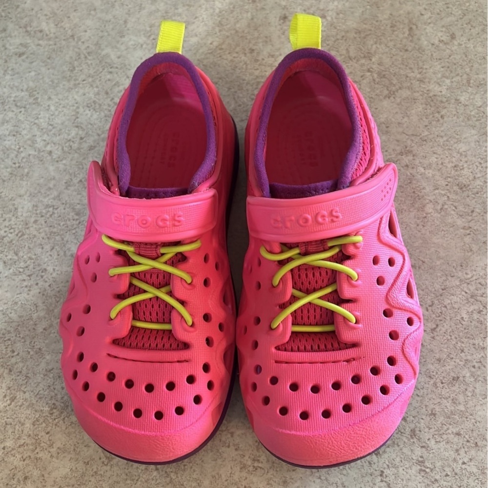 Pink Crocs